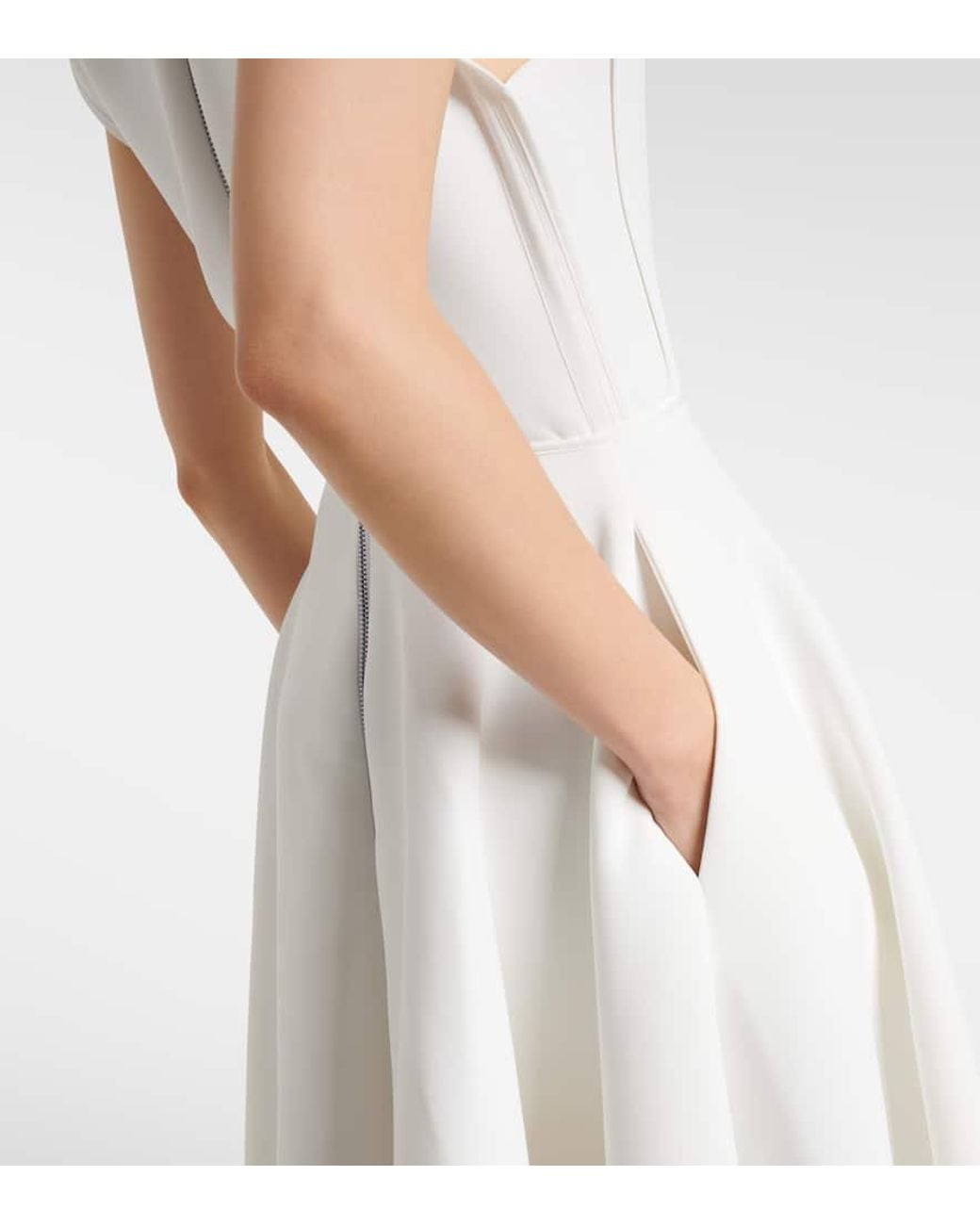 Maticevski White Midikleid Empath