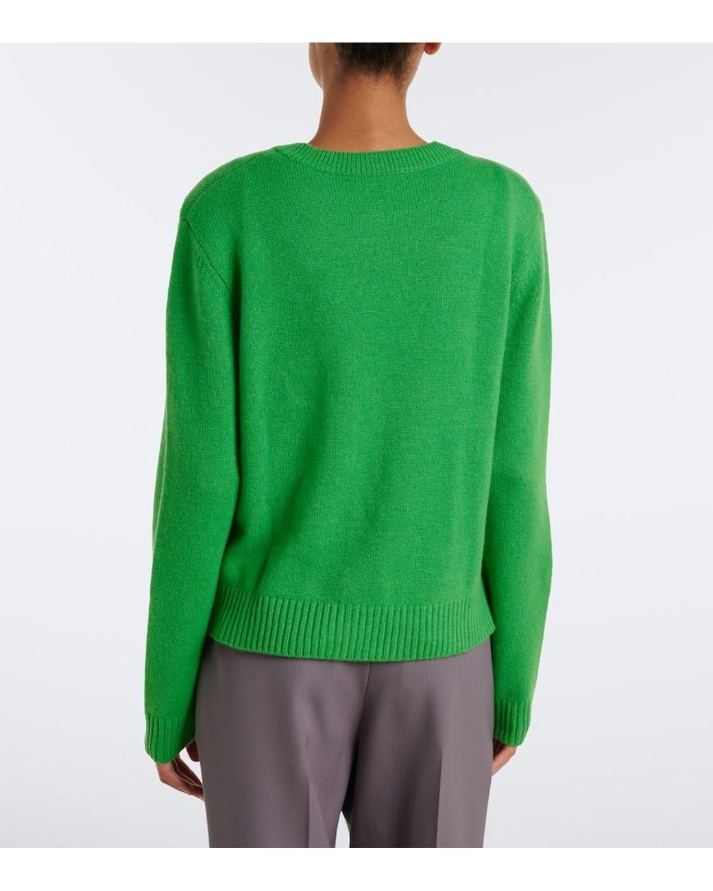Lisa Yang Green Mable Cashmere Sweater