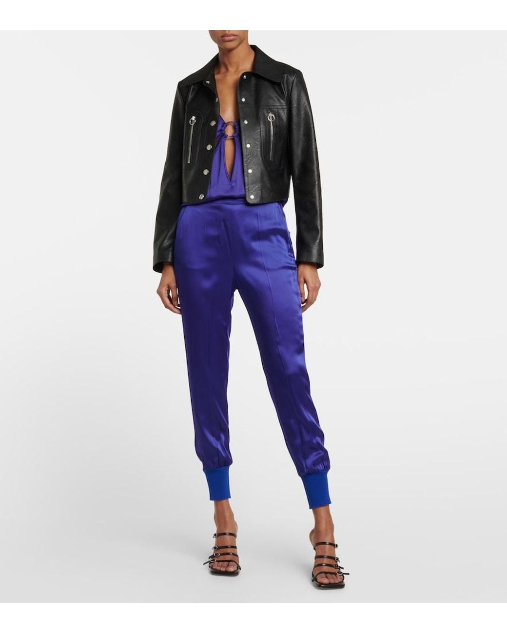 Stella McCartney Blue Relaxed-fit Pants