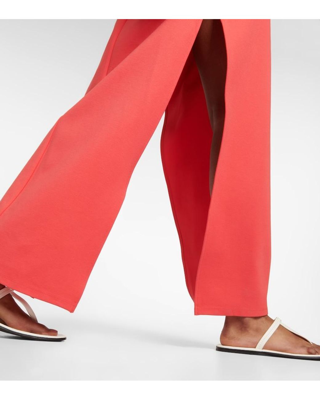 Staud Red Dolce Jersey Maxi Dress
