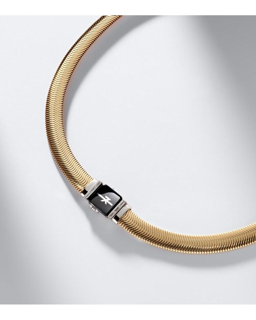 Nikos Koulis Metallic Feelings 18Kt And Necklace With Diamonds