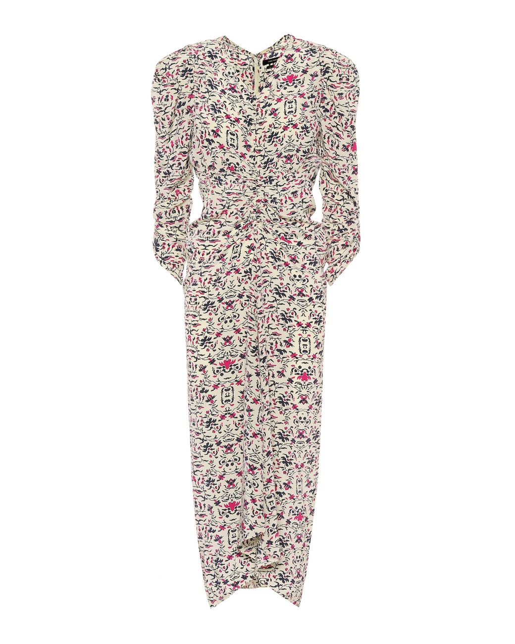 isabel marant albi silk dress