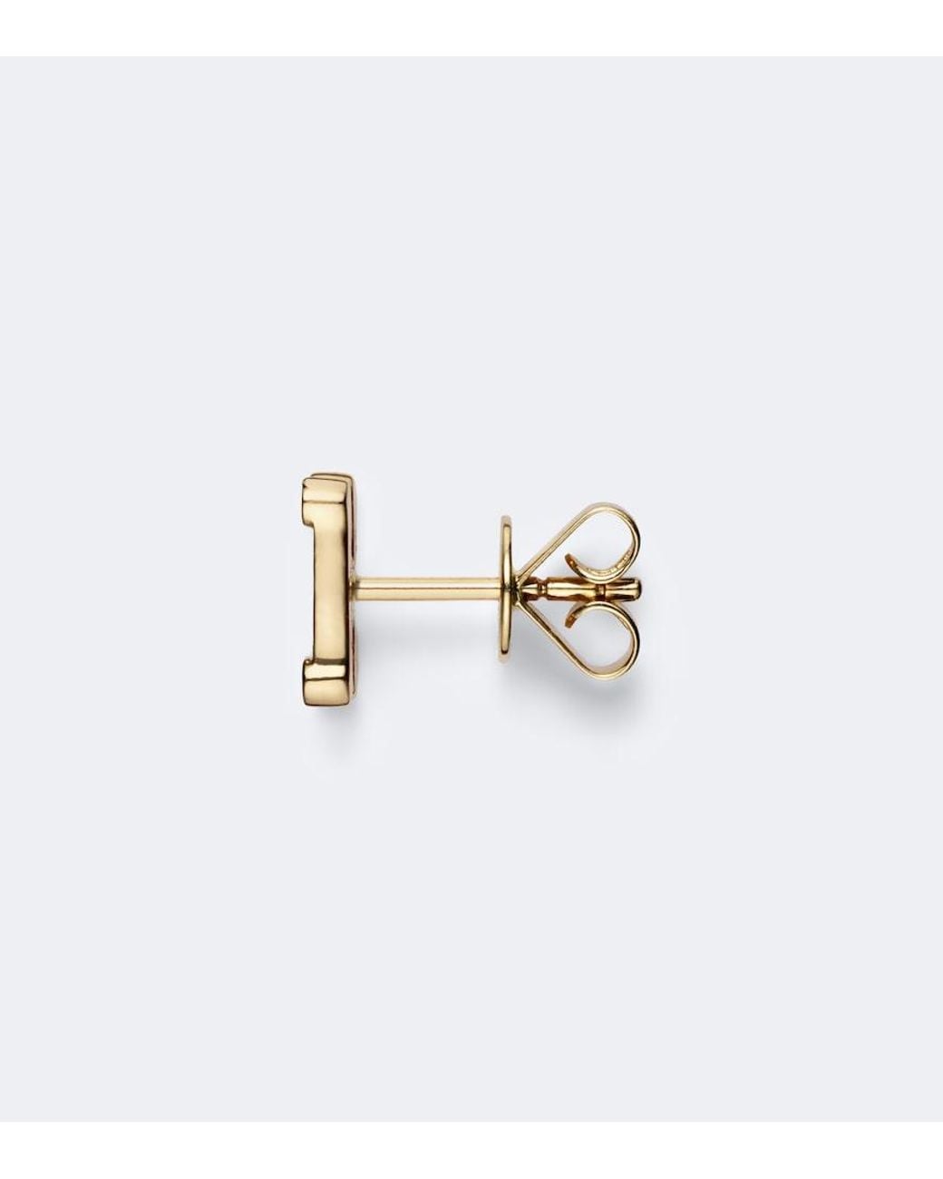 Sophie Bille Brahe White Initial Petite H 18Kt Single Earring With Diamonds