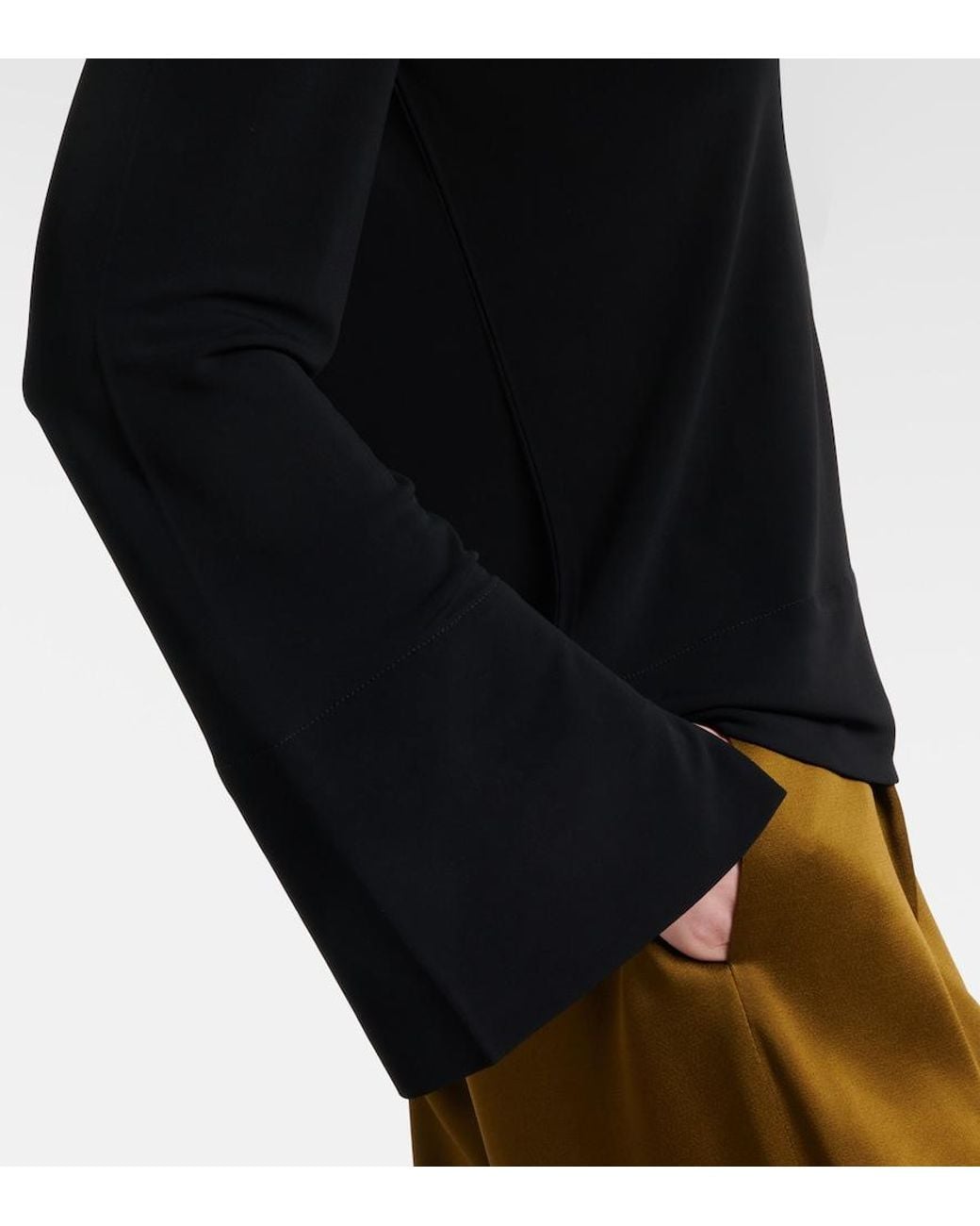 Joseph Black Fabiola Jersey Blouse
