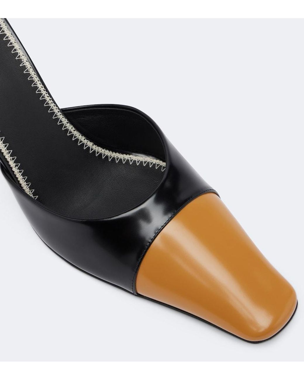 Magda Butrym Black Leather Mules