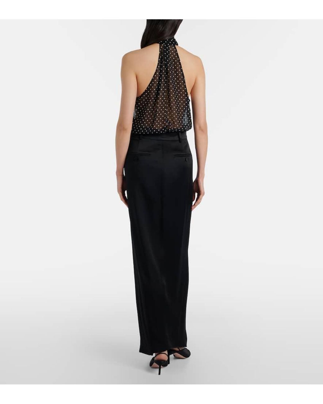 Tom Ford Black High-Rise Maxi Skirt