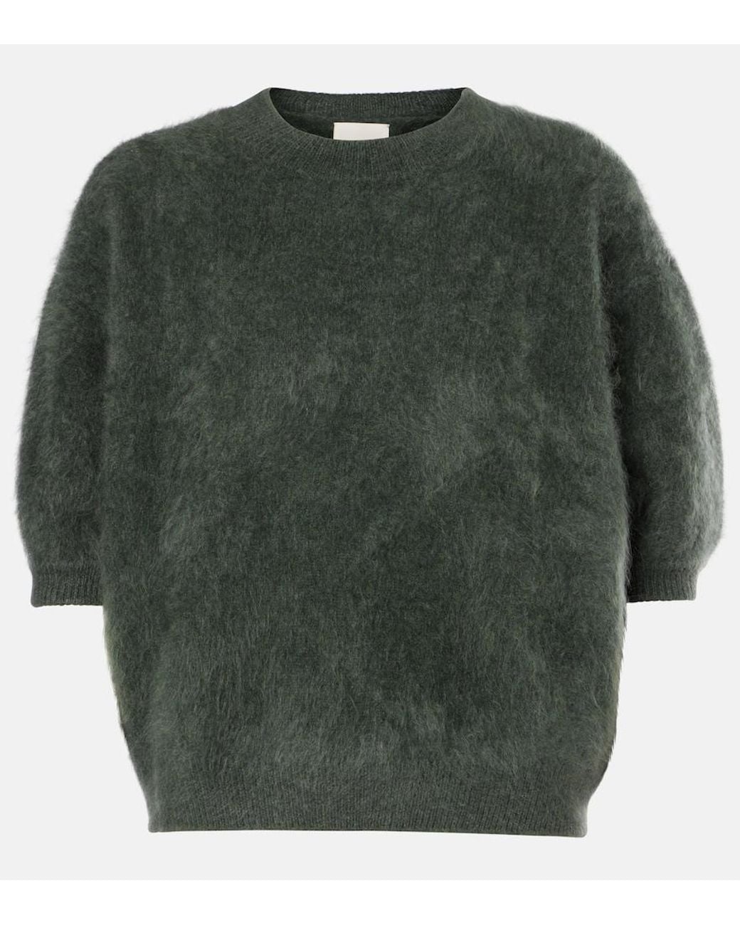 Lisa Yang Green Juniper Cashmere Top