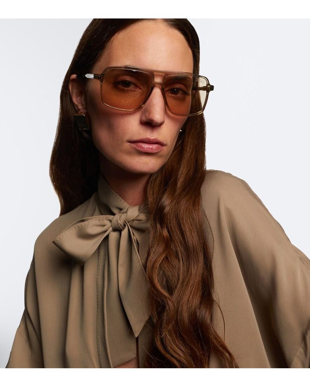 Tom Ford Natural Kemp Navigator Sunglasses