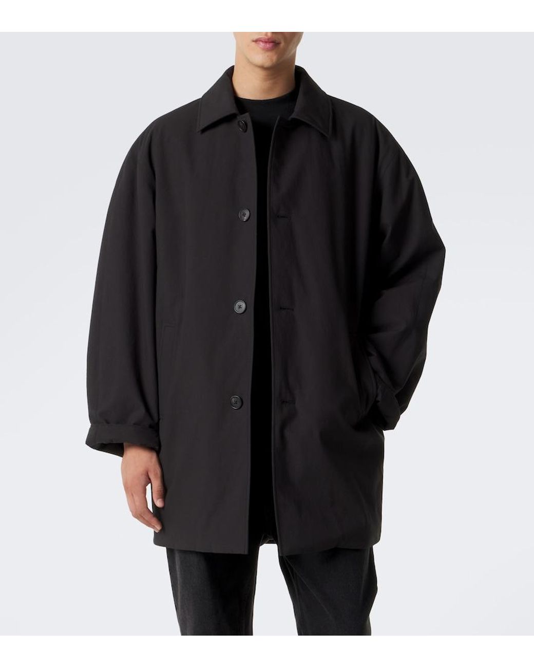 Cappotto Verna di The Row in Black da Uomo