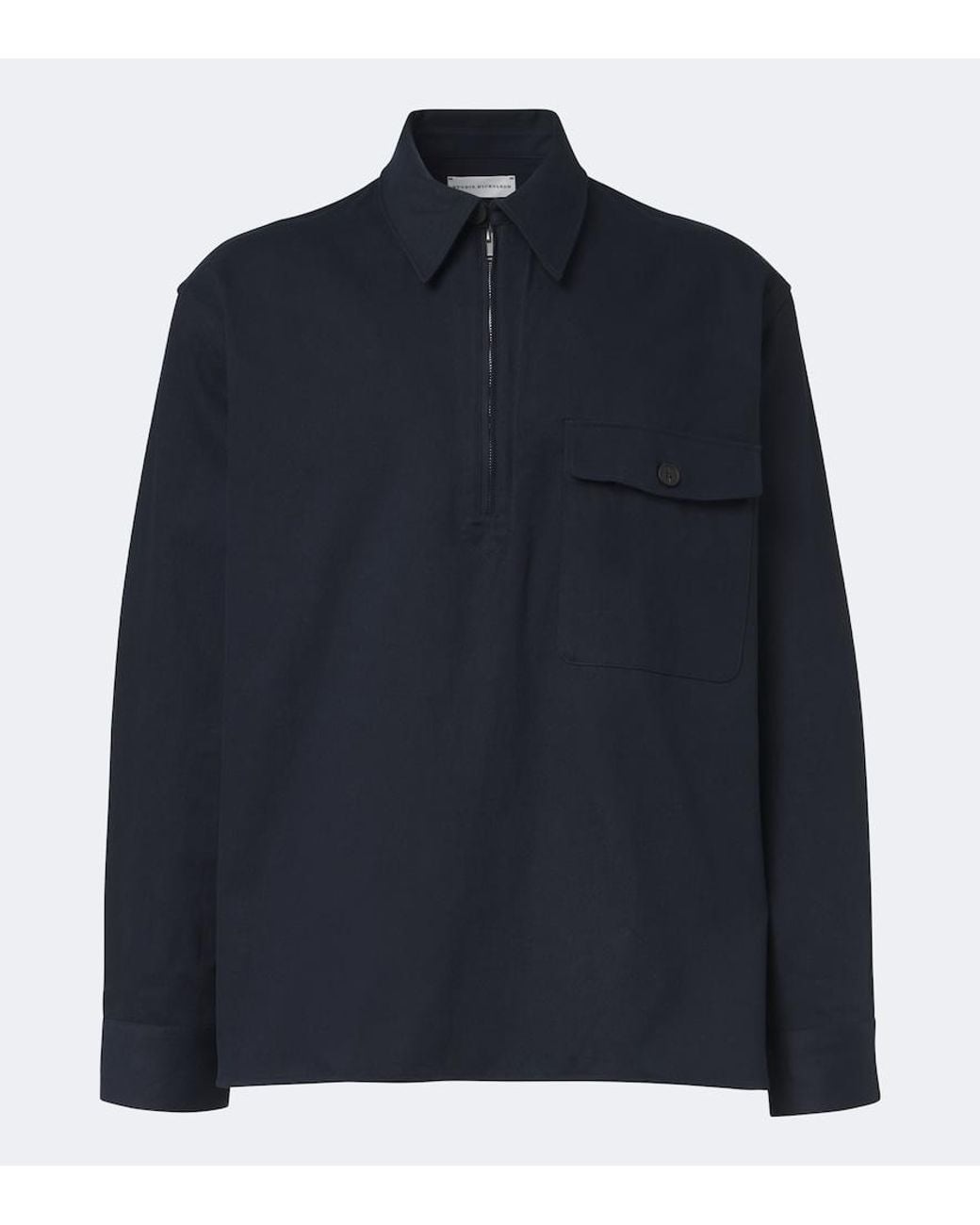 Studio Nicholson Blue Cotton Overshirt for men