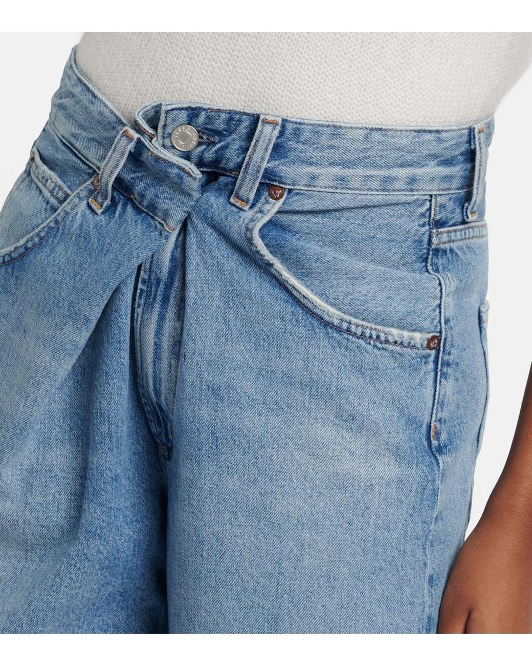 Agolde Blue Vana Wide-Leg Jeans