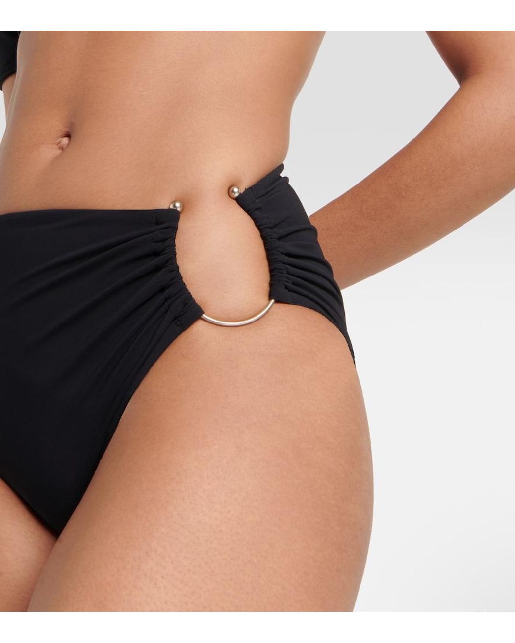 Christopher Esber Black Bikini-Hoeschen U Prong
