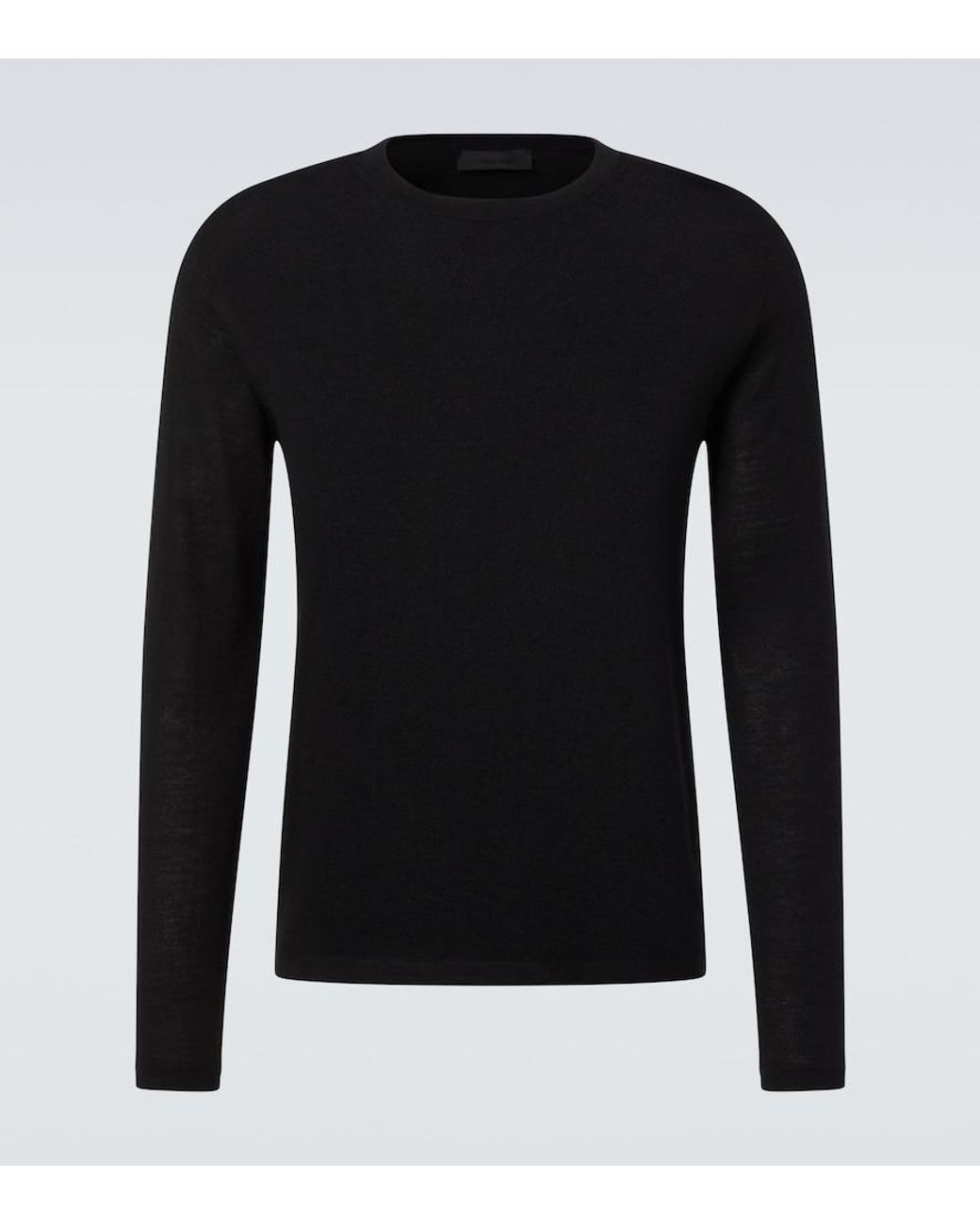 Saman Amel Pullover Petrus Aus Kaschmir Und Seide in Black für Herren