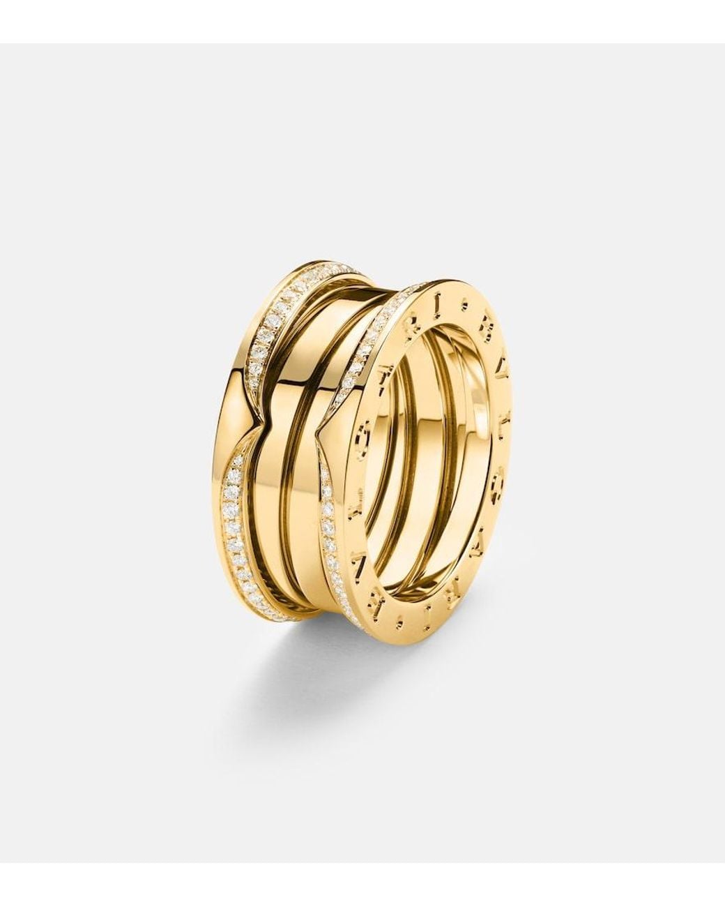 BVLGARI Metallic B.Zero1 18Kt Ring With Diamonds