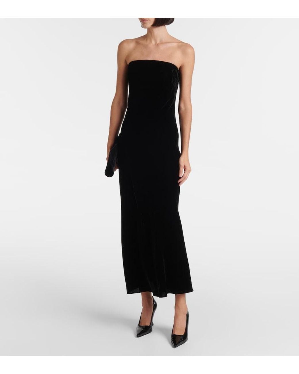Veronica Beard Black Flora Bustier Dress
