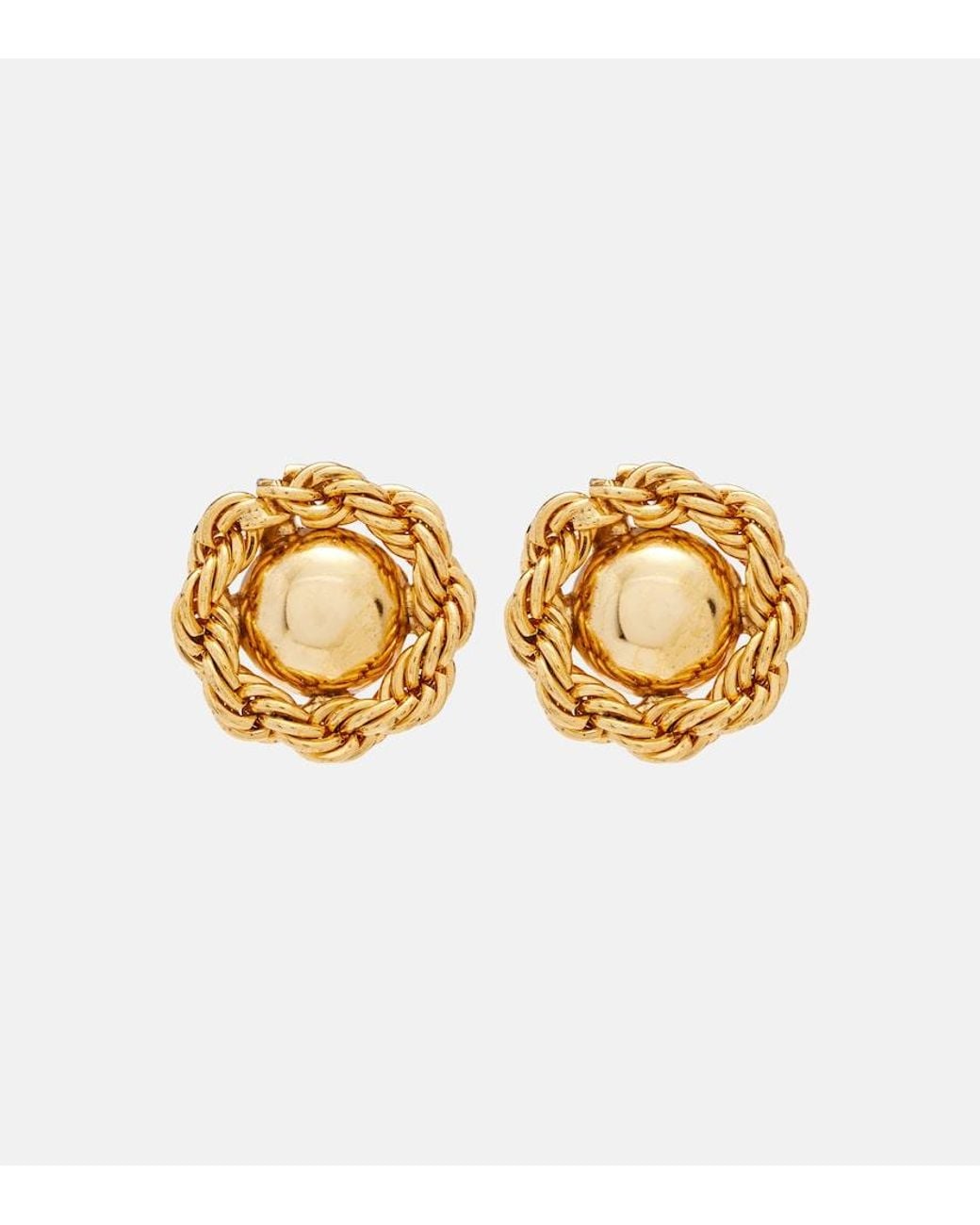Jennifer Behr Metallic Caryann-Plated Earrings