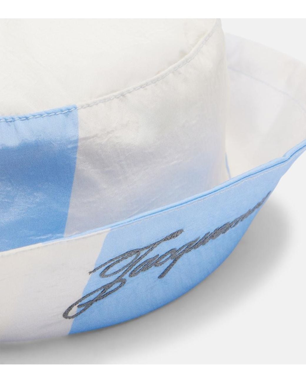 Jacquemus Blue Baluchon Printed Bucket Hat