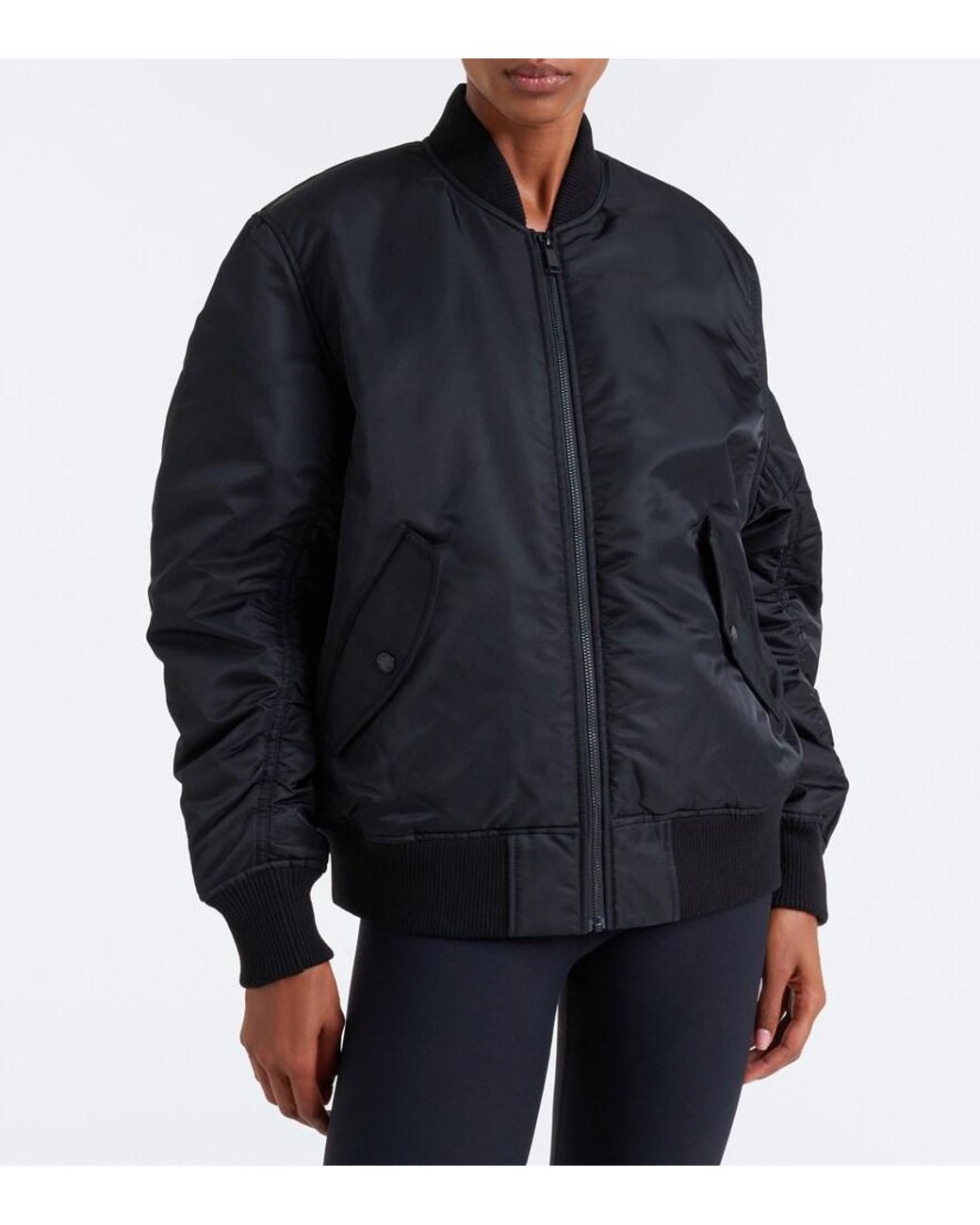 The Upside Black Tribute Bomber Jacket