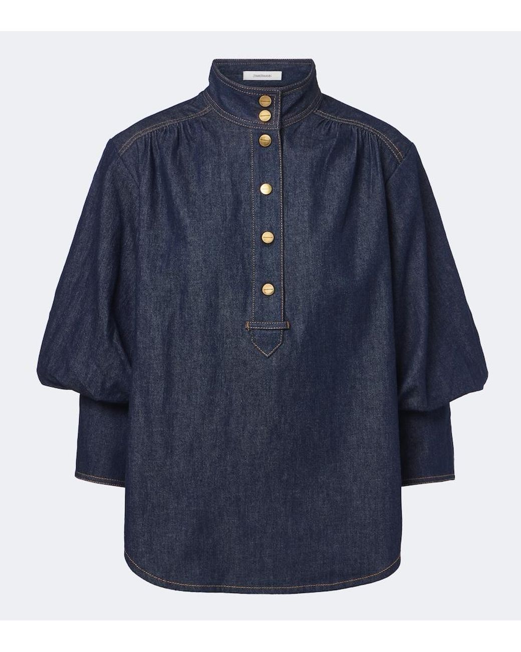 Zimmermann Blue Denim Blouse