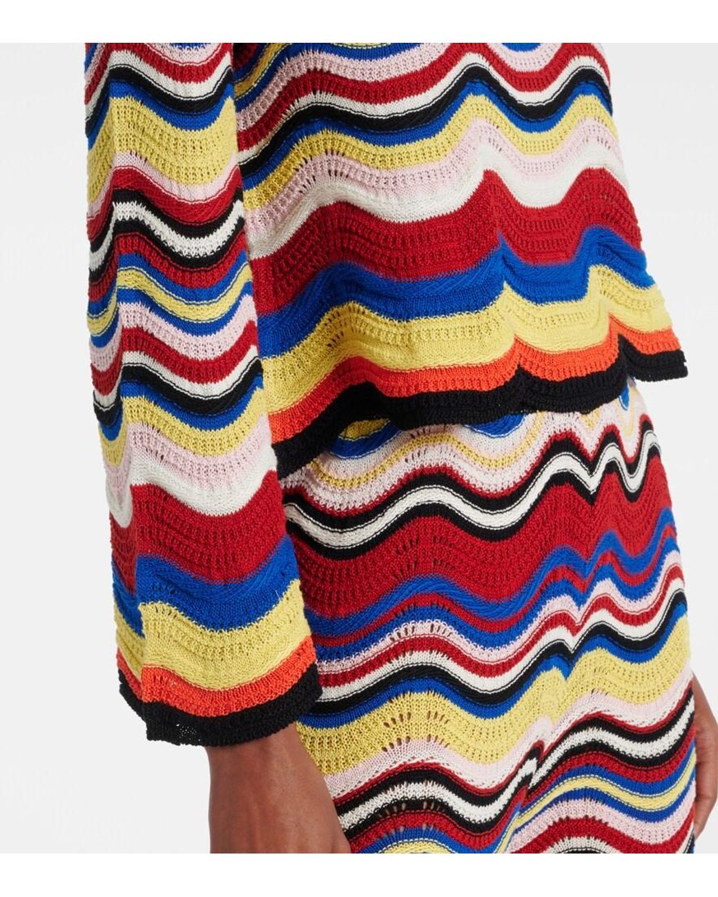 Top Chevron di LaDoubleJ in Blue