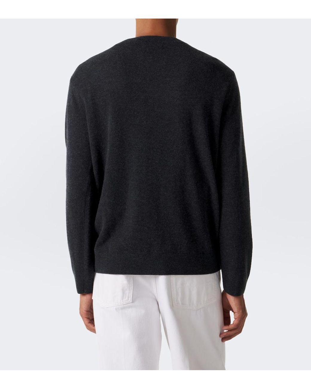 LeKasha Black Colmar Cashmere Sweater for men