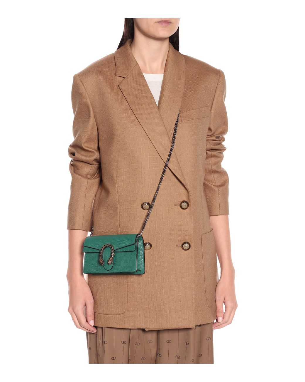 mini dionysus leather shoulder bag