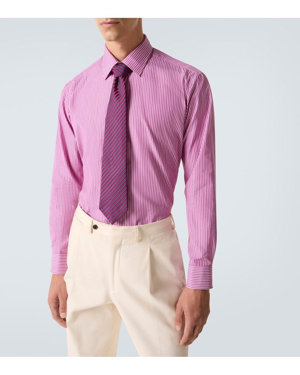 Camicia di Charvet in Pink da Uomo