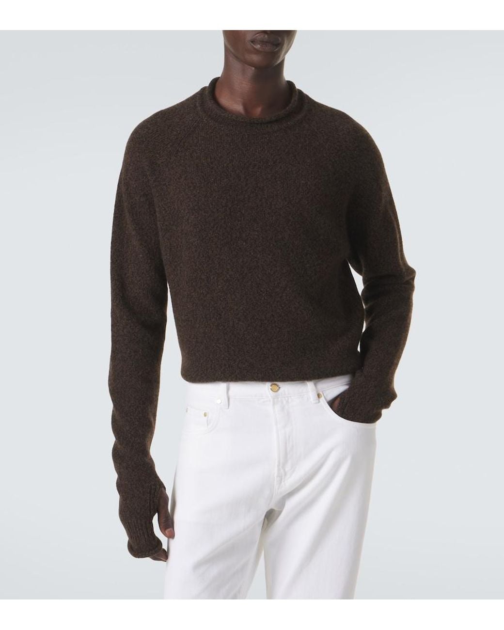 Umit Benan Black Ricky Cashmere Sweater for men