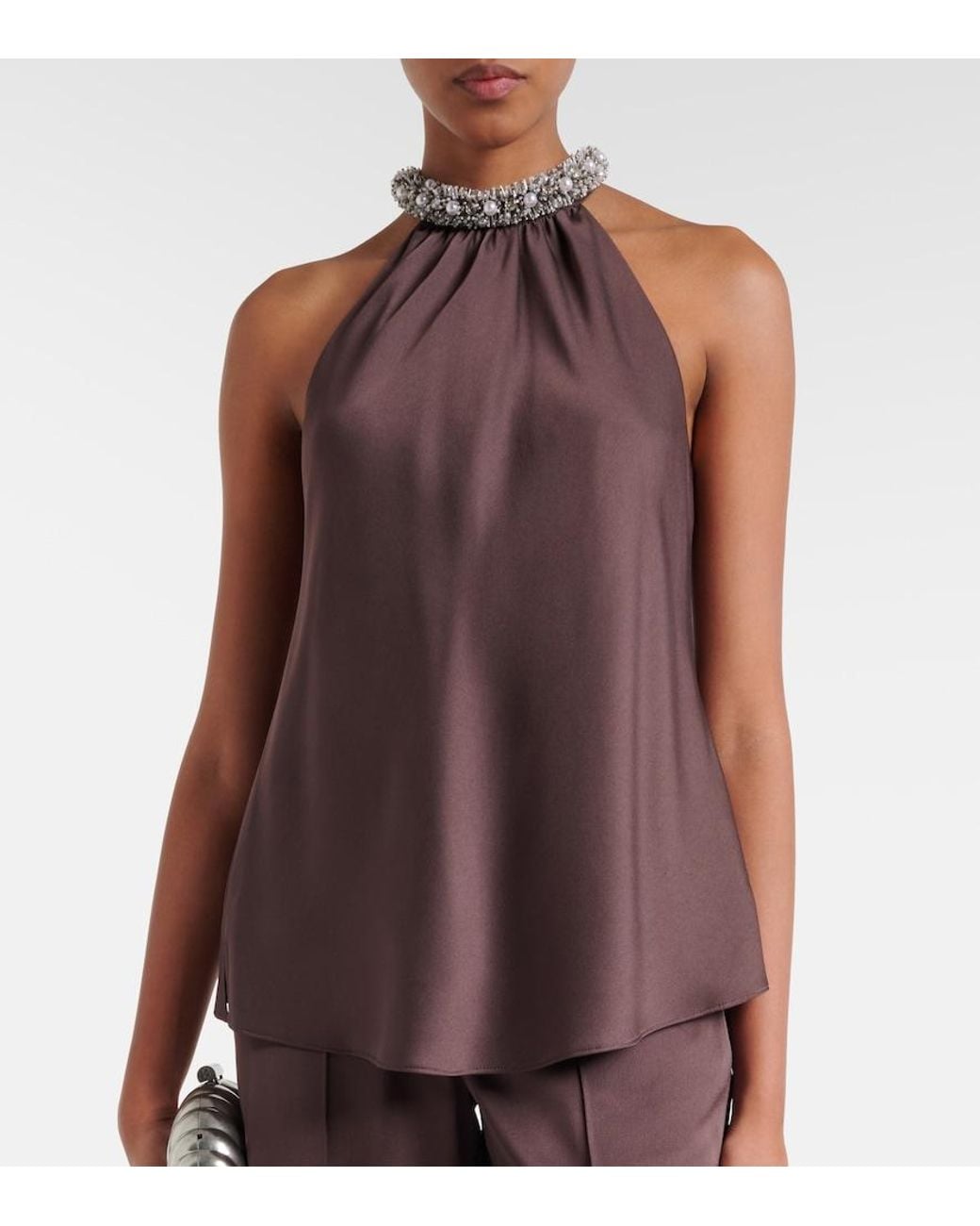 Top di Jonathan Simkhai in Brown