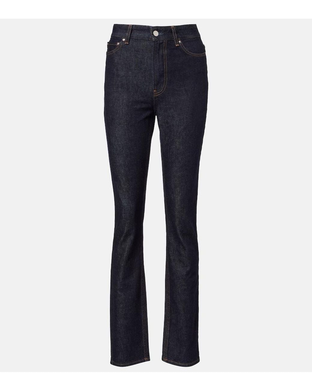 Totême Blue High-Rise Slim Jeans