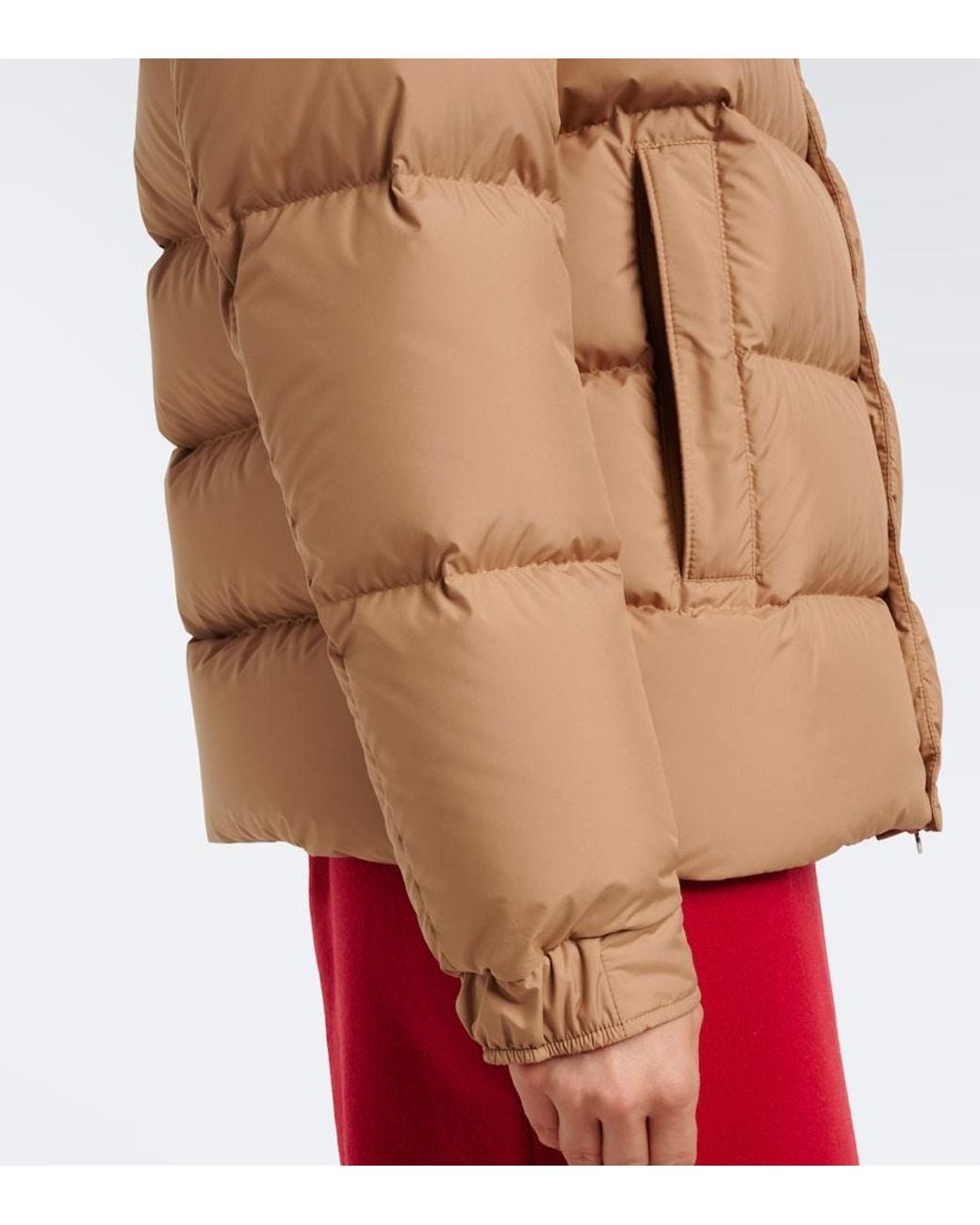 Moncler Brown Maya 70 Hooded Down Jacket