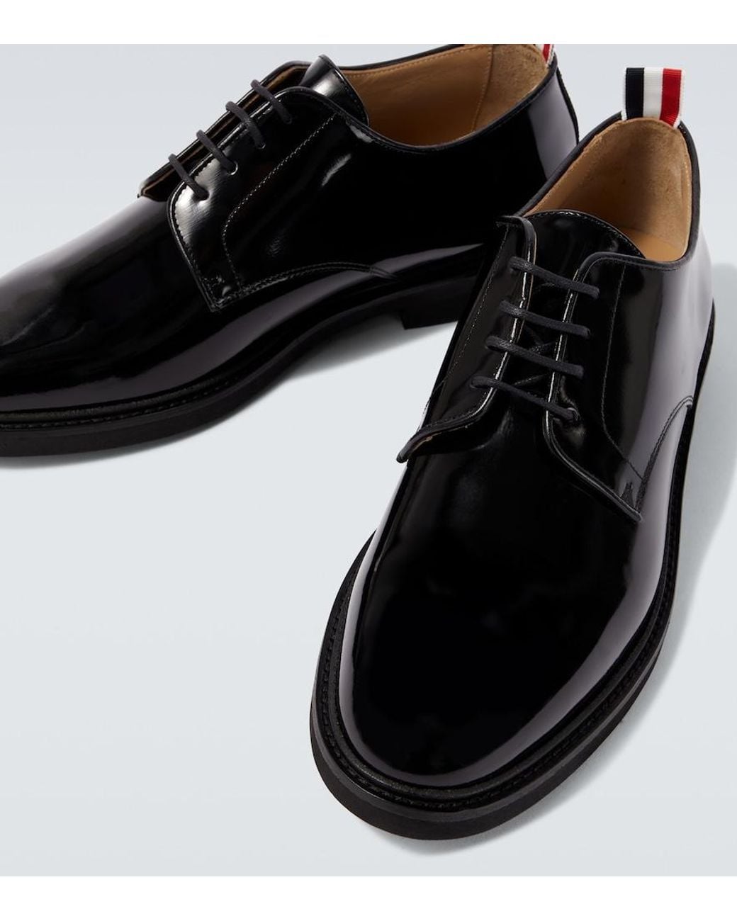 Stringate Derby di Thom Browne in Black da Uomo