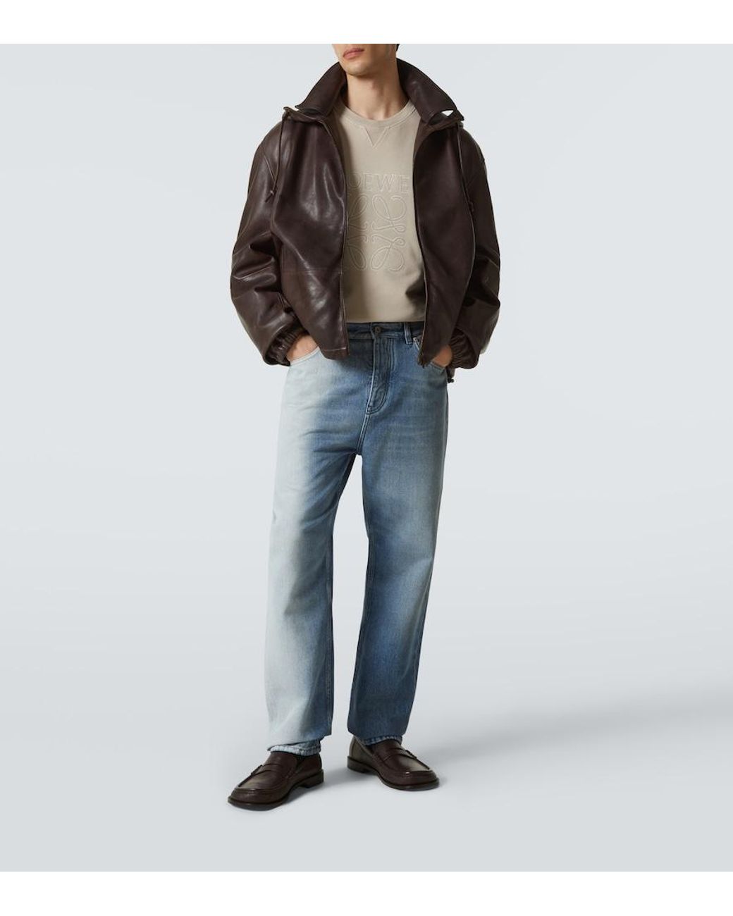 Jeans Regular di Loewe in Blue da Uomo