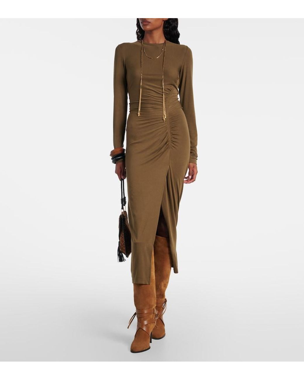 Bottes Analui 90 En Daim Isabel Marant en coloris Brown