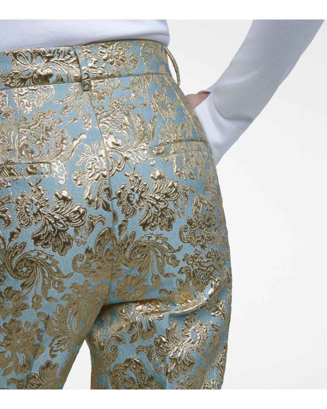 dolce-gabbana-blue-Pantalones-