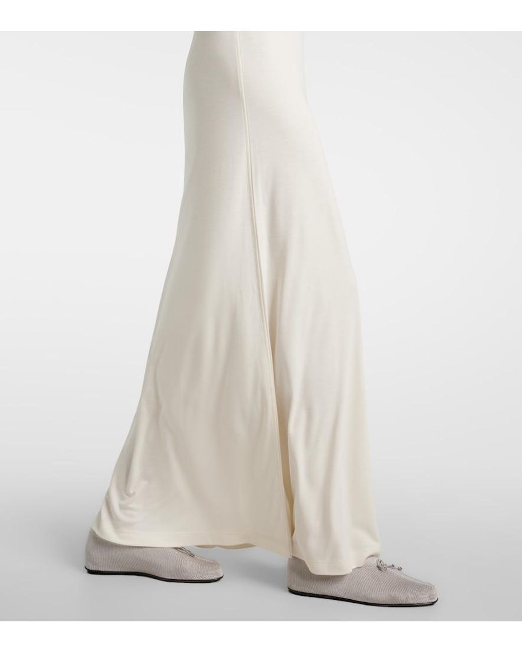 Totême  White Jersey Maxi Dress