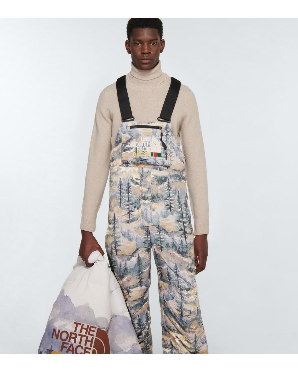 Gucci The North Face X Printed Overalls for Men | Lyst