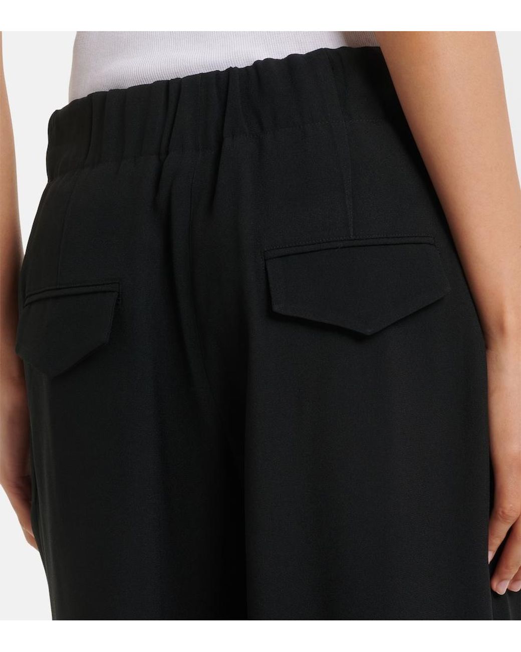 Jil Sander Blue Wide-Leg Pants