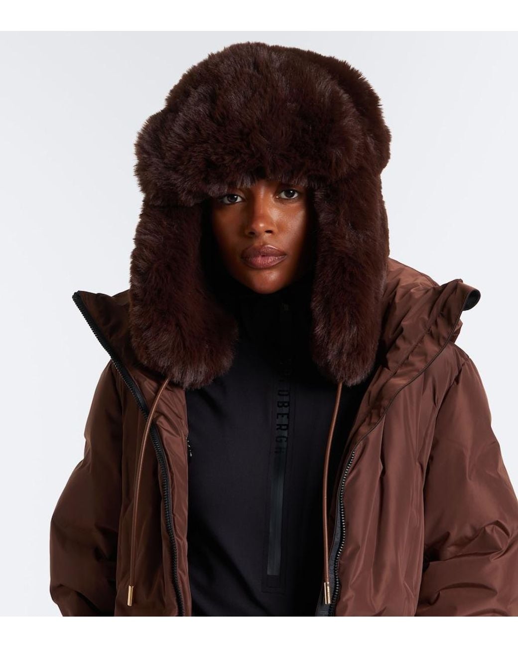 Goldbergh Red Cher Aviator Hat