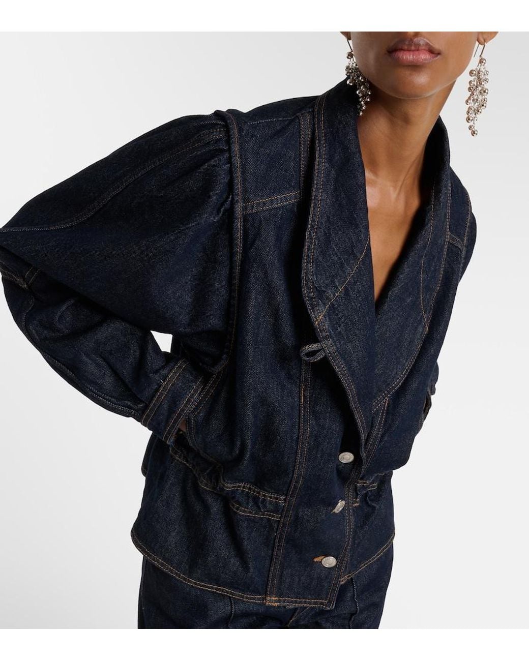 Isabel Marant Blue Dolie Denim Jacket