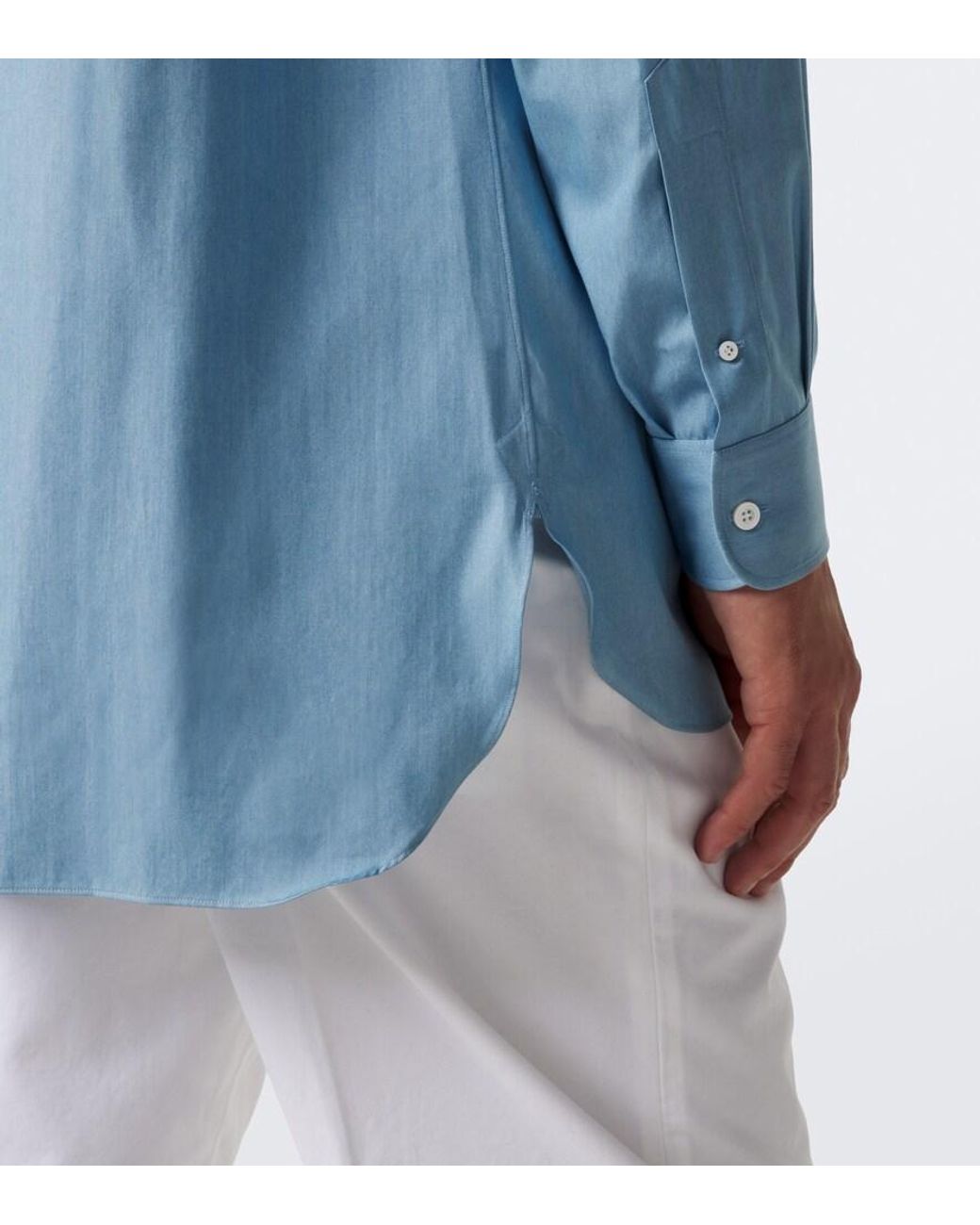 Camicia di Charvet in Blue da Uomo