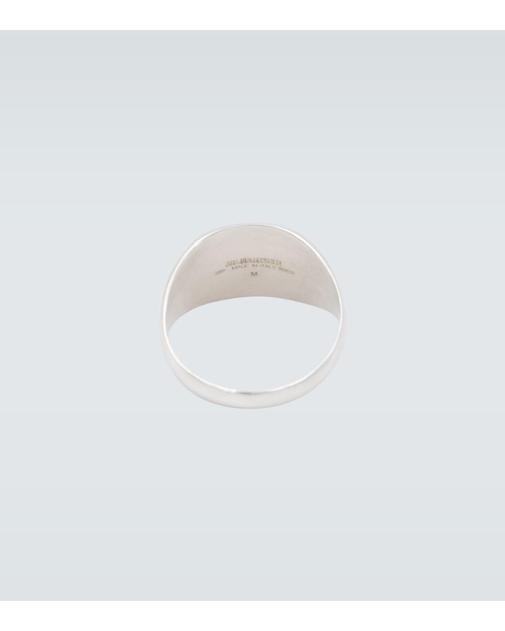 Jil Sander Classic Chevalier Ring in Metallic for Men | Lyst Australia