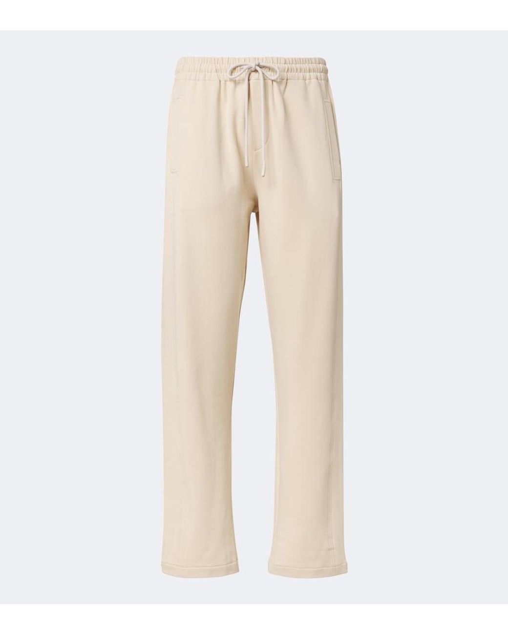 Zimmerli of Switzerland Natural Jersey Wide-Leg Sweatpants for men