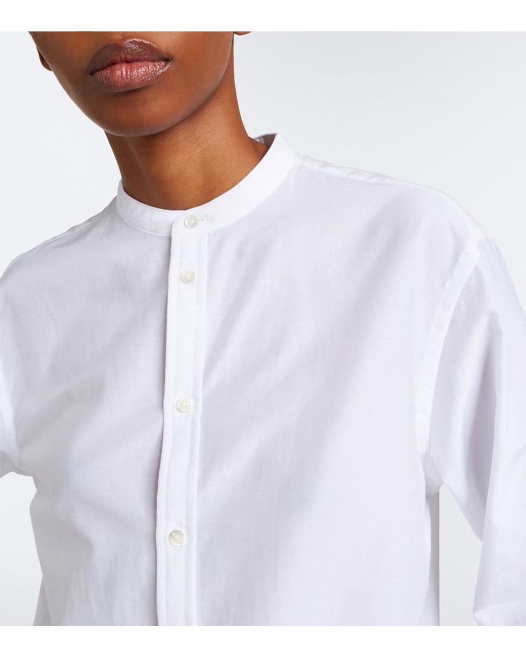 Polo Ralph Lauren White Cotton And Silk Shirt