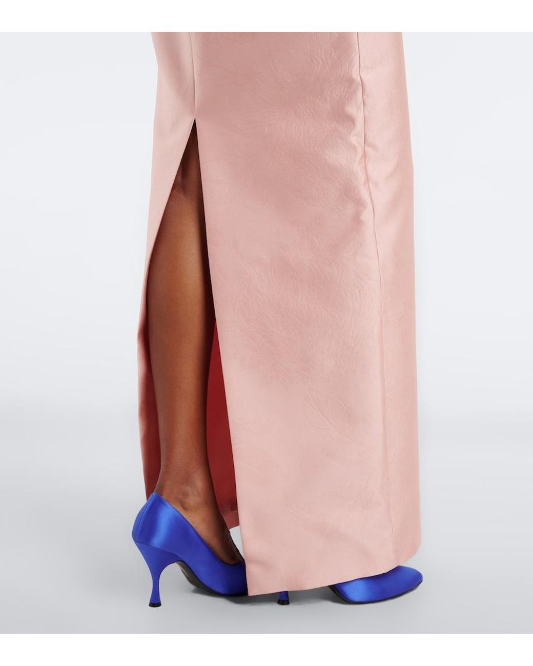Emilia Wickstead Pink Kiana Corset Gown