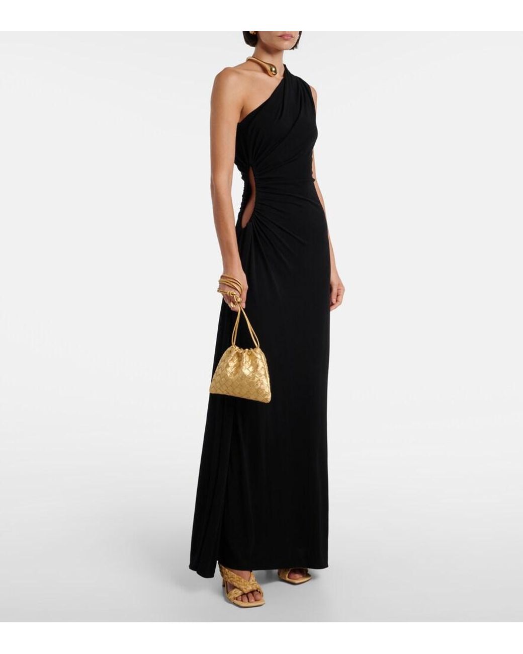 Bottega Veneta Natural Riva Braided Raffia Mules