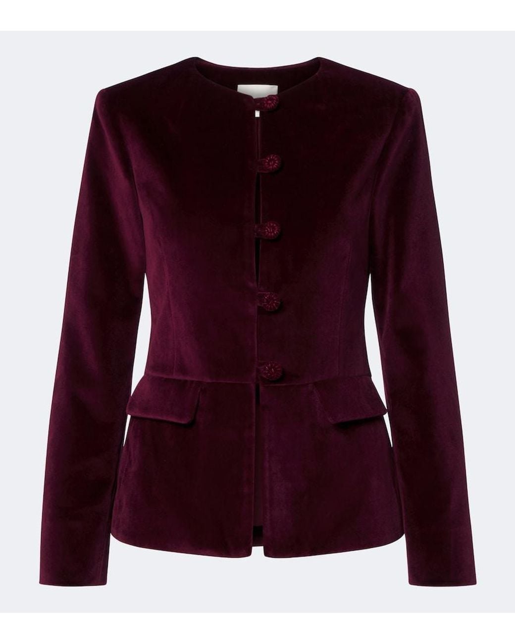 Posse Purple Maria Cotton Velvet Jacket