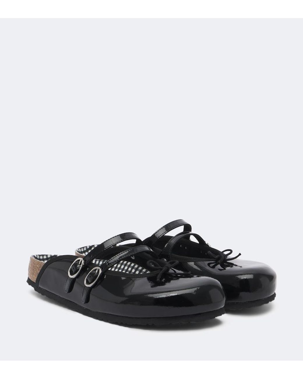 Birkenstock X Repetto Scala Patent Leather Mules in Black | Lyst UK