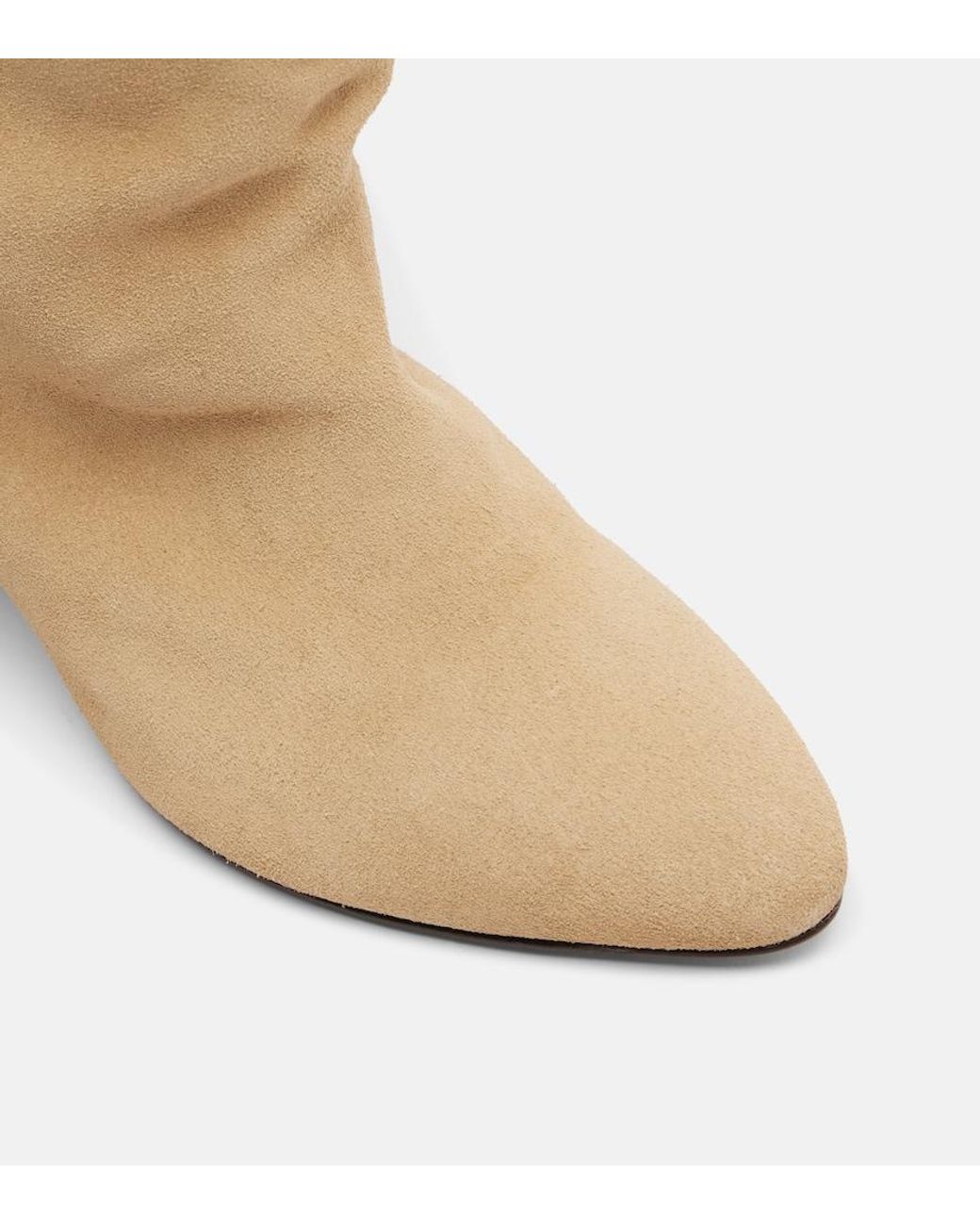 Isabel Marant Natural Dalby 55 Suede Ankle Boots