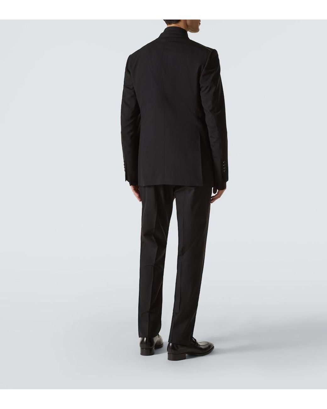 Tom Ford Black Shelton Wool Suit for men